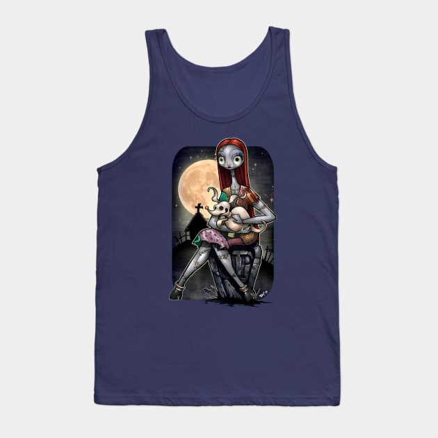 girl and her dog Tank Top by Tim_Shumate_Illustrations